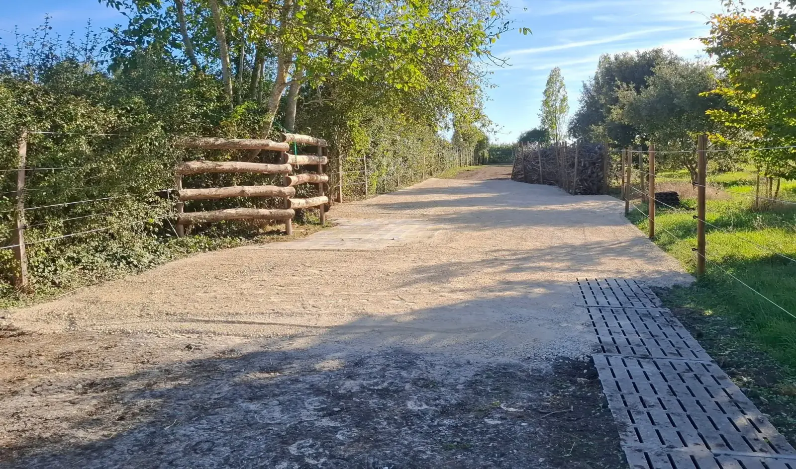 Ścieżka tracku z różnymi podłożami
